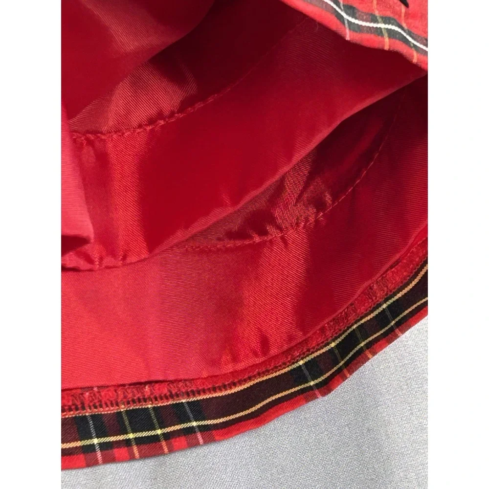 Good‎ Lad Red Tartan Plaid Christmas Dress Baby Girl 9 Months